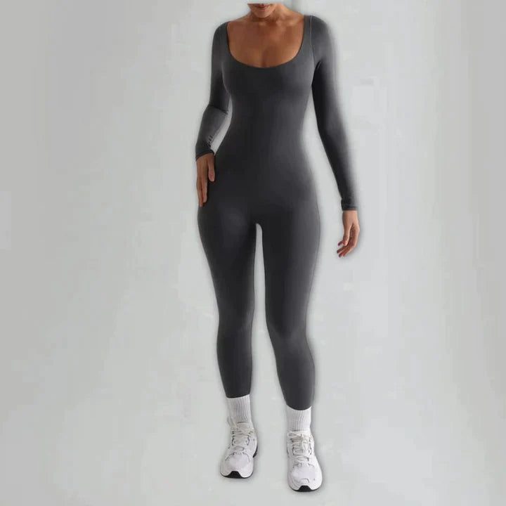 Marie™ | Jumpsuit med långa ärmar