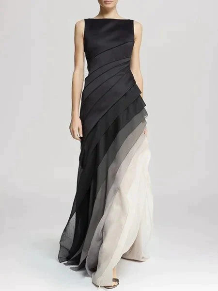 Sherica | Elegant ombre-klänning med flera lager