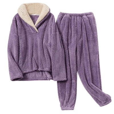 Roma | Pyjamasset med fluffig fleece