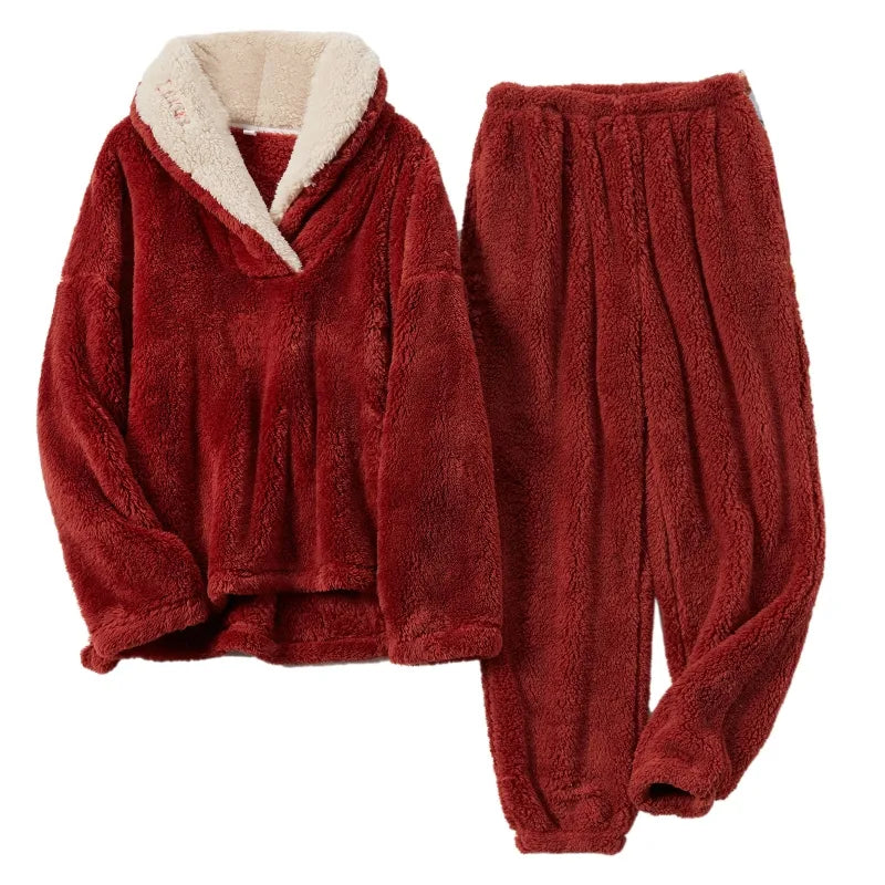 Roma | Pyjamasset med fluffig fleece