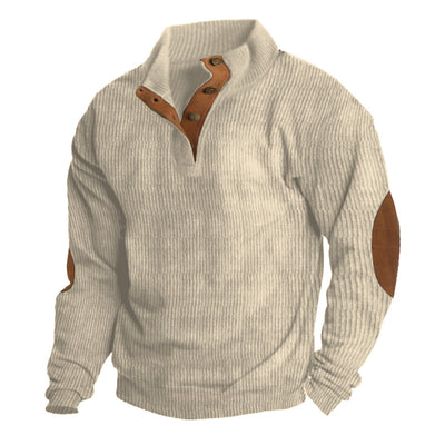 Ribcord | tröja för män med knappar
