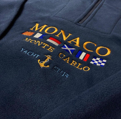 Monaco | Unisexe tröja med halv dragkedja